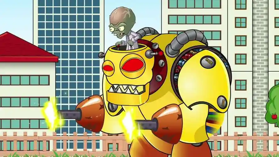 植物大战僵尸动画:僵王博士疯狂戴夫机甲大战-游戏视频-搜狐视频