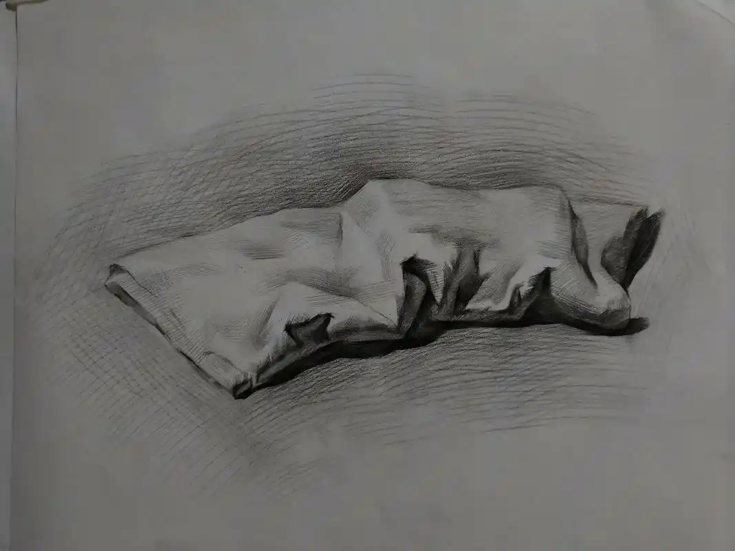 素描基础——衬布.#日常瞎画  - 抖音