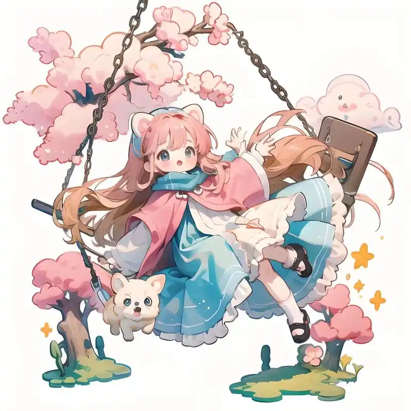 二次元 #q版人物 #二次元原创有一位老先生很喜欢看报纸,他每天痘会