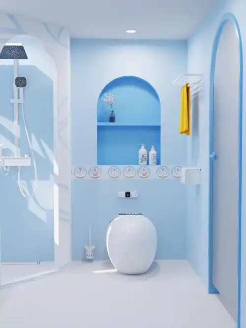 哆啦a梦蓝白配色好治愈78