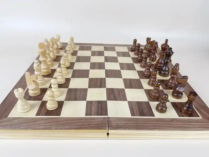 本店爆款国际象棋木质套装折叠便携棋盘榉木棋子中国象棋