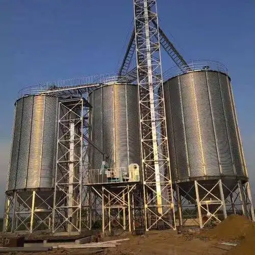 200吨粮仓造价 玉米风干仓 防腐大型粮仓 厂家