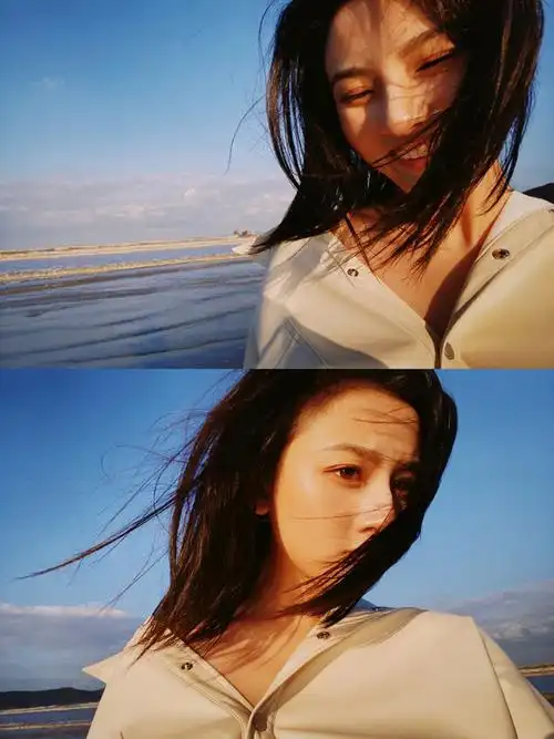 宋祖儿分享海边自拍 笑容灿烂甜度满满