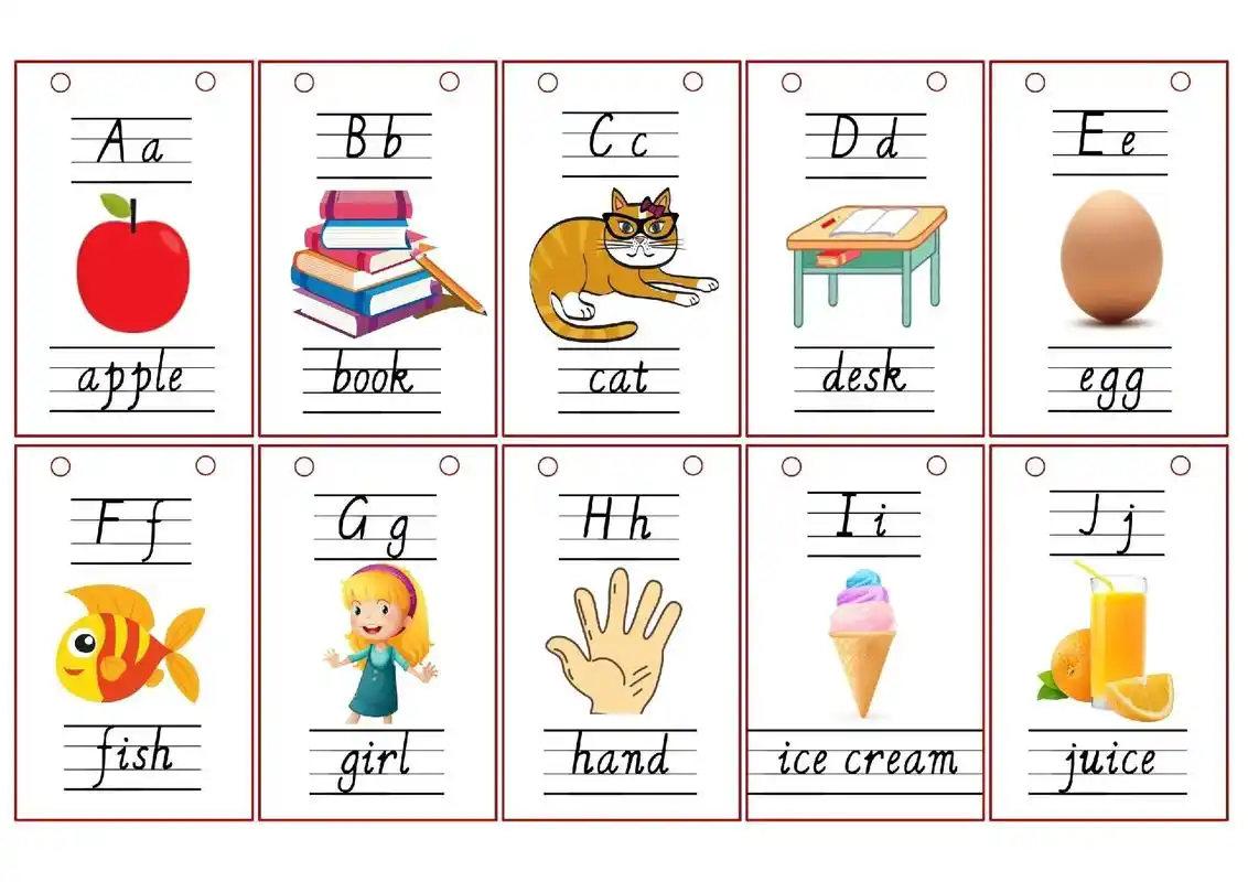 英文字母卡片打印#创作灵感 #26个英文字母 #小学英语 # - 抖音