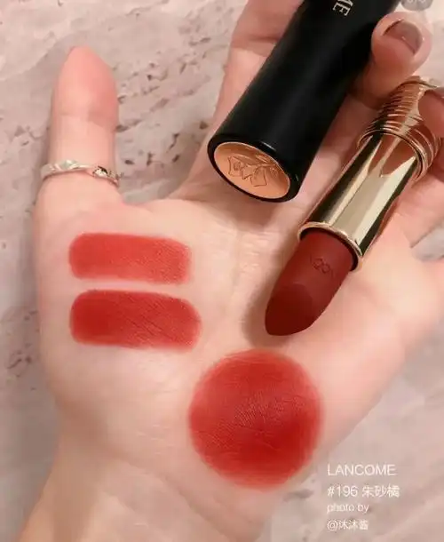 兰蔻小蛮腰口红 哑光196#朱砂橘.特价90195,兰蔻小蛮 - 抖音