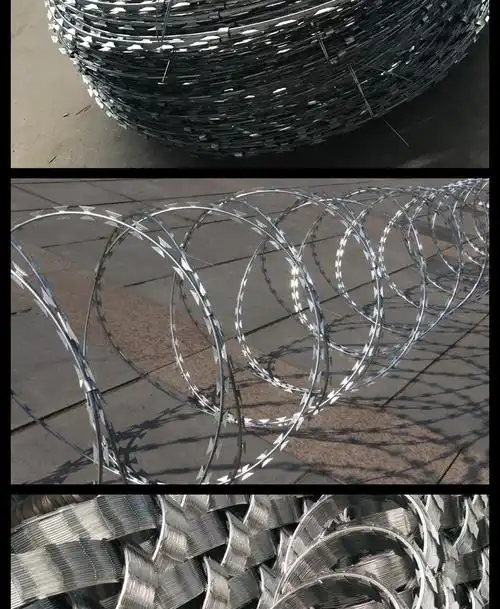 镀锌刀片刺网刺绳刺丝滚笼围墙带刺铁丝网钢丝防爬防盗防护网不锈钢