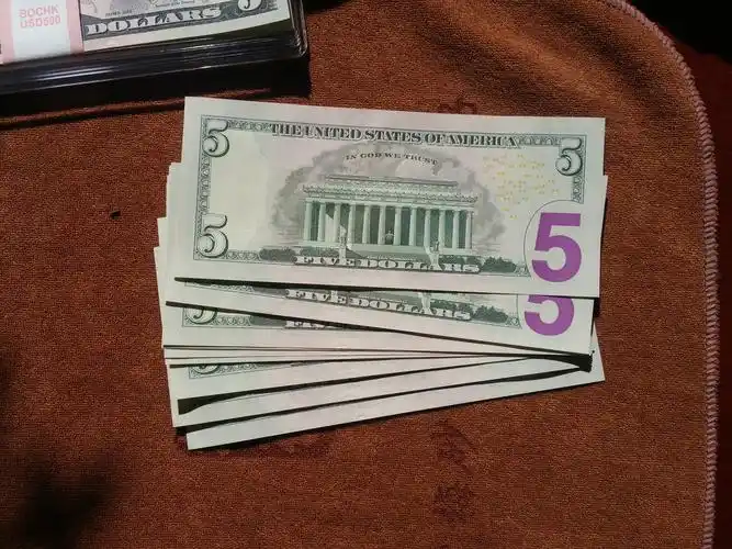 5美元10枚,刀拆绝品,保真保