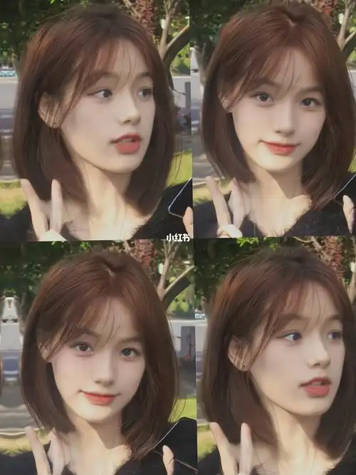 2022最火韩式蓬松少女感短发超级减龄发型