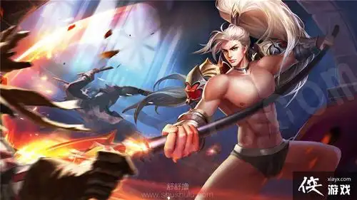 王者荣耀韩信去衣图