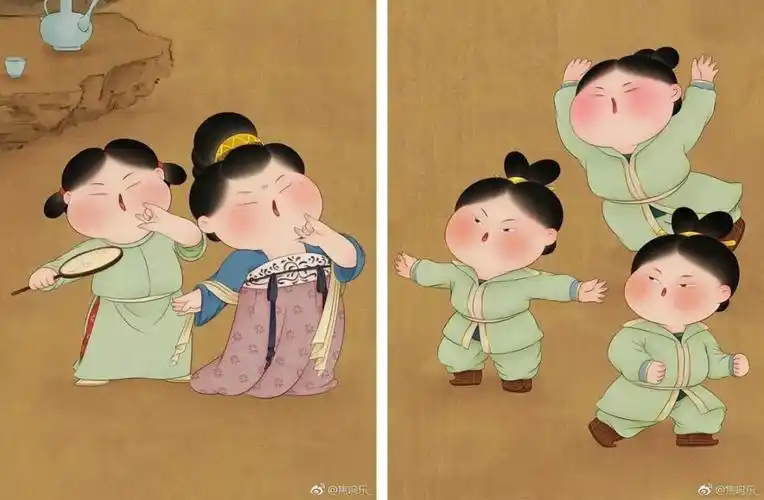 丹青画坊她靠画胖脸圈粉无数成艺术界的异类笔下的胖美人不仅萌而且还