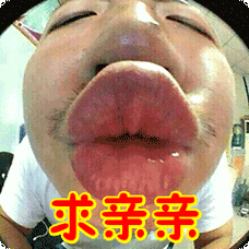 求亲亲表情包