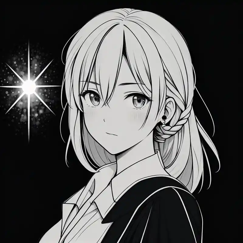 94超拽冷酷·黑白动漫女生头像99 想要展现自己的独特个性?