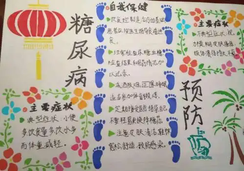 草稿做好了,我们开始用模板在纸上制作手抄报了 看,正在认真描画的