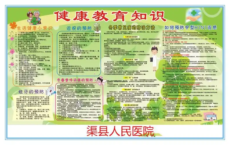 渠县人民医院健康教育宣传栏