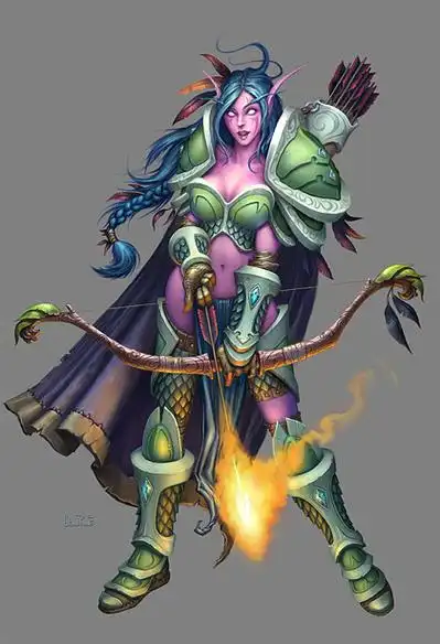 《魔兽世界》暗夜精灵
