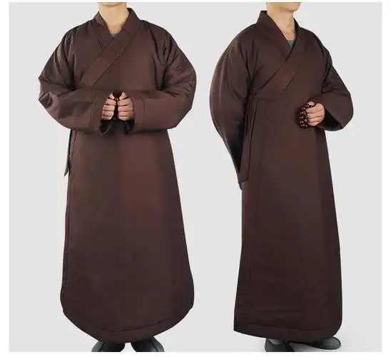 僧服冬装僧服棉袄加厚保暖僧衣长褂僧服冬季大褂棉袄男女款和尚服出家