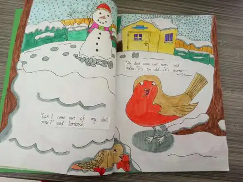 五年级三班郭丰旭同学制作的绘本