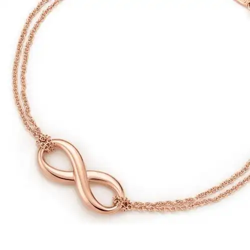 蒂芙尼玫瑰金色爱的缠绕手链30614151