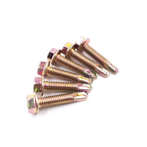 大和六角钻尾螺丝外六角自攻自钻螺丝加粗车库车间门燕尾螺钉m8 m8*75