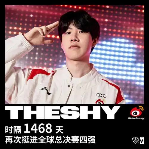 theshy选手三次世界赛均晋级四强