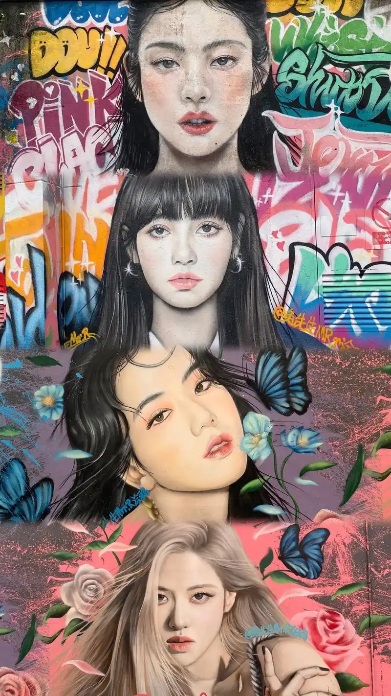 涂鸦艺术 #blackpink #jisoo 90 - 抖音