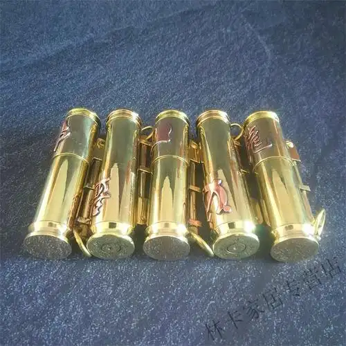 弹壳打火机战壕火机子工艺品手工激光雕刻防风复古做旧煤油送战友纪念