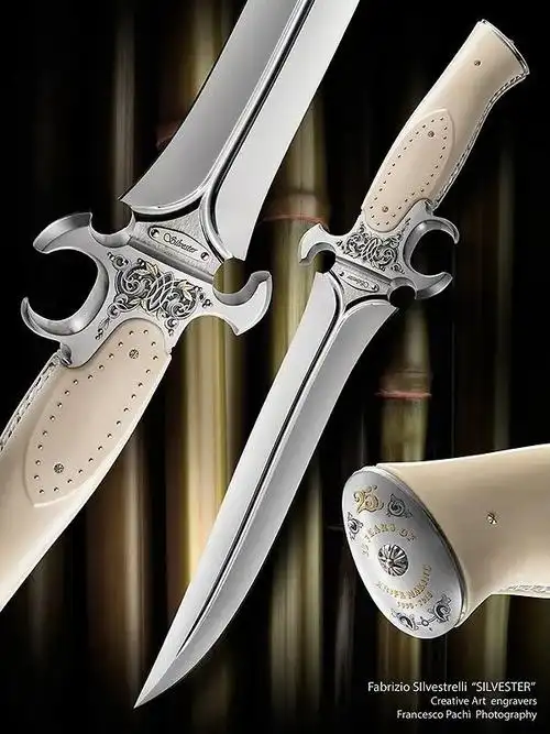 全世界最好的艺术刀之5意大利法布里齐30周年纪念匕首