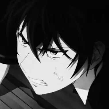 男生头像黑白侧脸伤感动漫 动漫头像图片大全 -【爱个性】