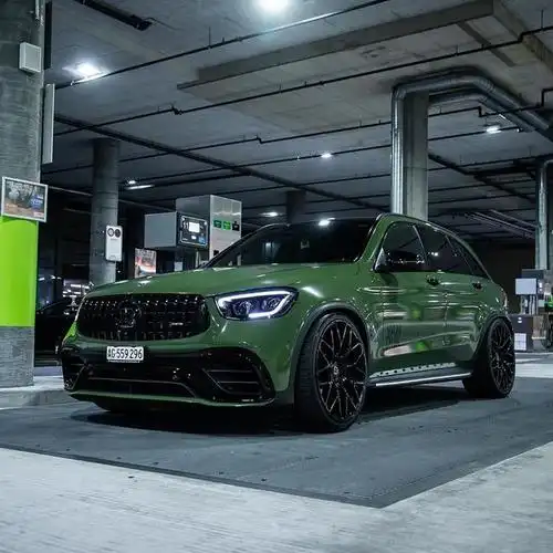 汽车头像|绿油油的amg glc63