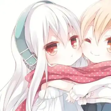 情侣头像 一人一半 分开动漫