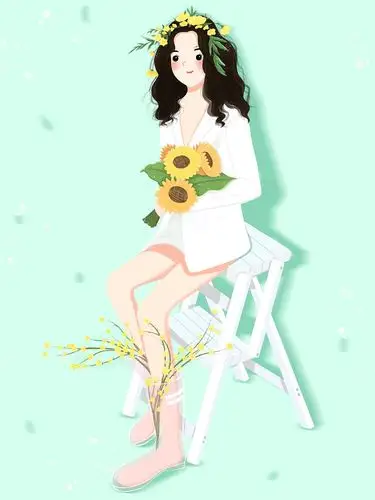 森系甜美风少女