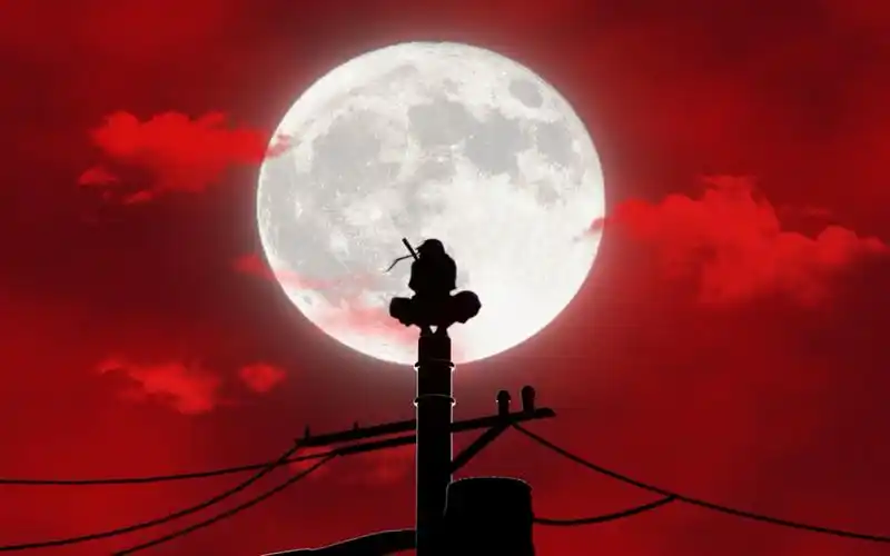 用blender×ae×spine做个宇智波鼬冥场面