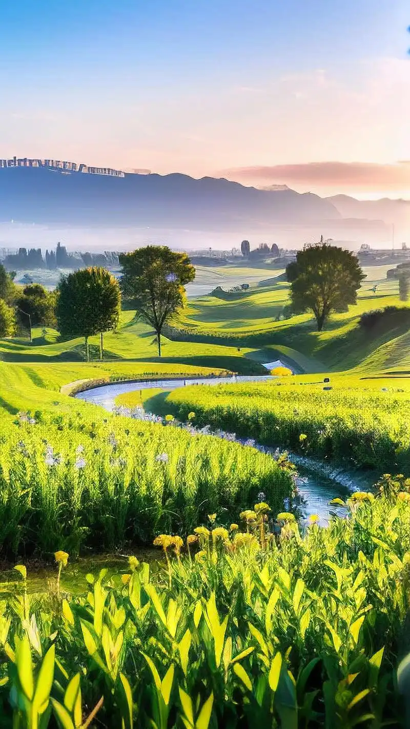 简单壁纸📱清新草地风光🌿 给手机换上一款新的壁纸,就像给心情换