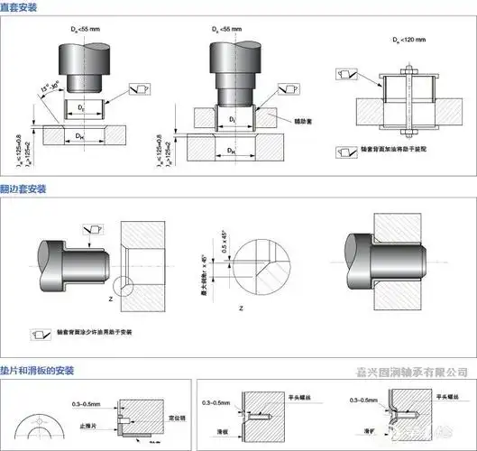 双金属卷制石墨镶嵌薄壁轴套自润滑轴承内壁镶嵌轴承