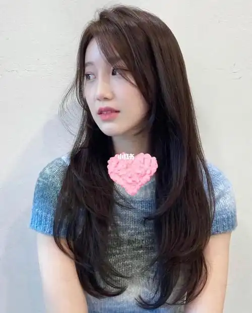 直发微层次真的超好看比初恋发型更显气质