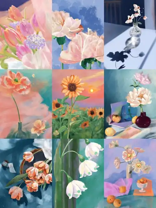 色彩花卉系列合集多图