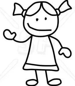 铅笔画小人 | 红豆饭小学生简笔画大全