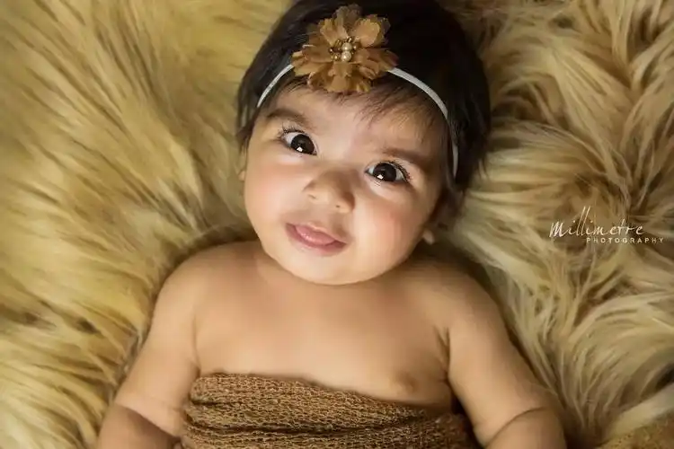 100天印度宝宝,异域小公主风情.