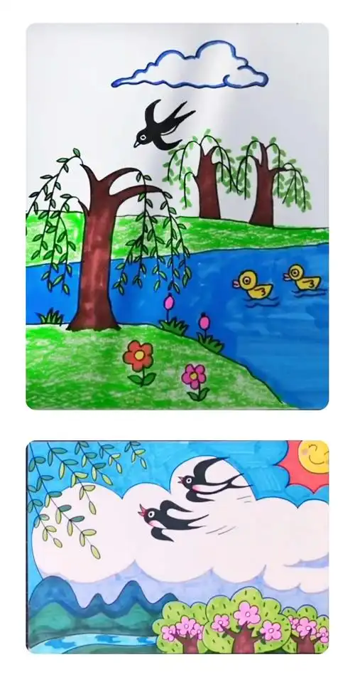 范例欣赏 我眼中的春天