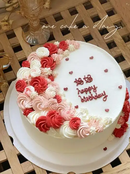 玉溪生日蛋糕私人订制  #玉溪生日蛋糕  #妈妈蛋糕  #妈妈生日蛋糕