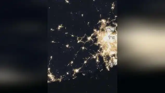 中国夜景图,看看你的城市有多亮?