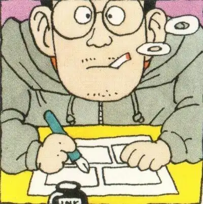 鸟山明原画集# 超…超级卡哇伊的jamp目录漫画作者简介上的鸟叔自画像