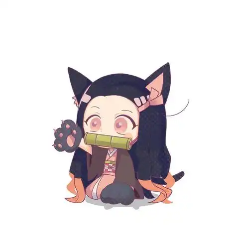 鬼灭之刃:喵呜,q萌小可爱们来啦,这波爱了爱了