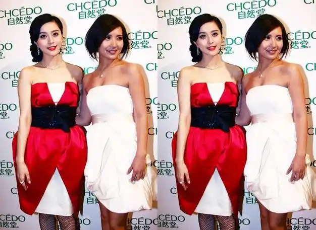 范冰冰陈好同框气质不分上下一红一白各有韵味不同气质都好美