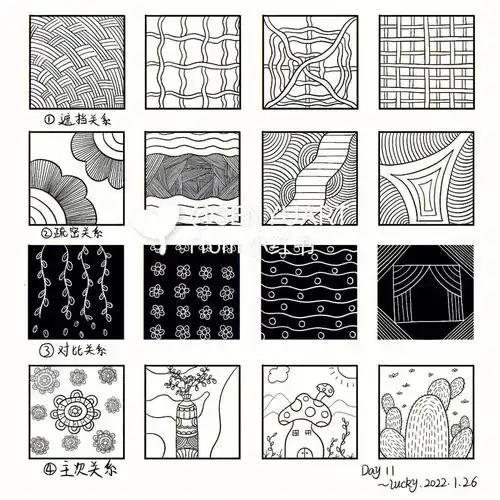 有丰富的表现力由于线条运动的方向,排列的方式,描绘的速度用力的轻重