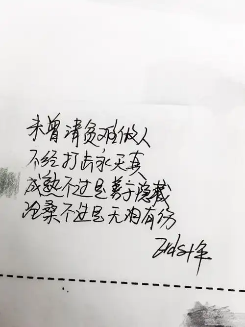 不经打击永天真,成熟不过是善于隐藏,沧桑不过是无泪有伤!