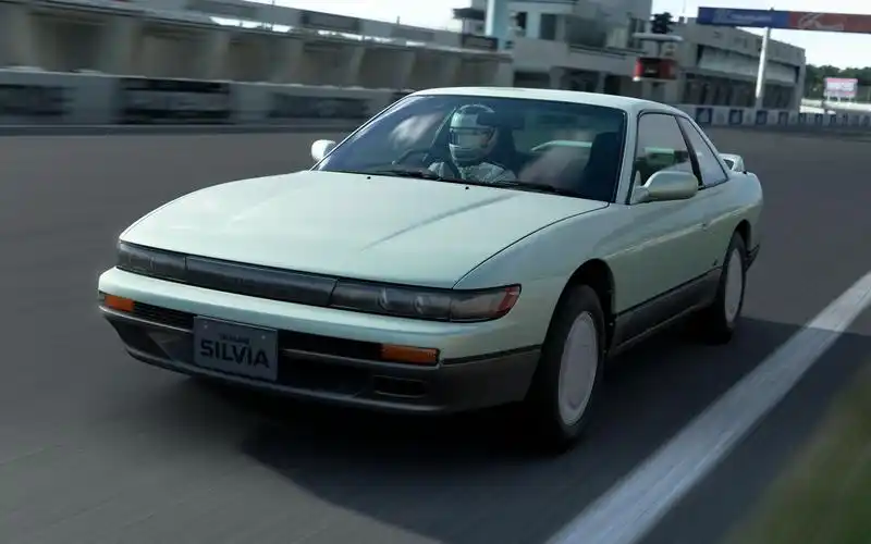 gt sport 池谷前辈同款日产s13 silvia筑波赛道time attack_哔哩哔哩