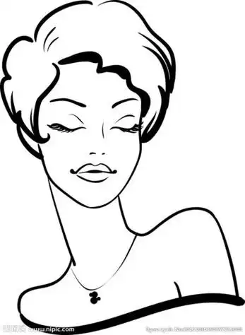 女士简笔画 女士简笔画简单漂亮