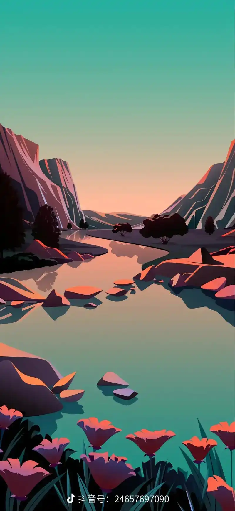 苹果壁纸,拿去用#原创不知道是谁的了  - 抖音