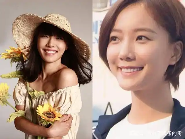 白百合和王珞丹.这两位长得非常相似,走的也都是小清新风格.